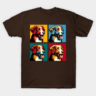 Nova Scotia Duck Tolling Retriever Pop Art - Dog Lovers T-Shirt